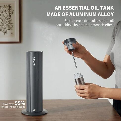 Waterless Essential Oil Diffuser Corded Diffuser with Hotel Collection Diffuser Oil, Scent Diffuser Starter Kit Cold Air Diffuser Oil Machine 1000 Sq Ft Coverage for Home Office Lobby Hotel in Saudi Arabia