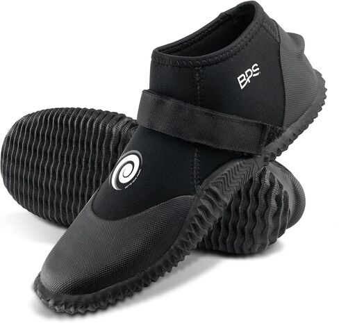 BPS 3mm Neoprene Dive Shoes - with Anti-Slip Sole - for Men Women Water Sports Snorkeling Scuba Diving Surfing Rafting Windsurfing in Saudi Arabia