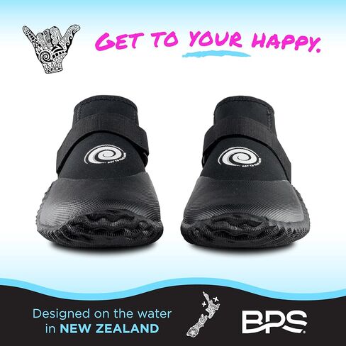 BPS 3mm Neoprene Dive Shoes - with Anti-Slip Sole - for Men Women Water Sports Snorkeling Scuba Diving Surfing Rafting Windsurfing in Saudi Arabia