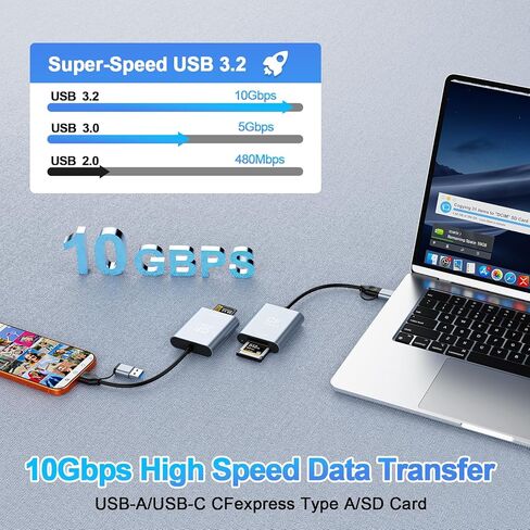 Micro SD Card Reader for iPhone iPad, Micro SD to Lightning Adapter iPhone Micro SD Card Reader Viewer Supports iOS 13 Compatible with iPhone 15/14/3/12/11/ X/8/7/6/ipad in Kuwait