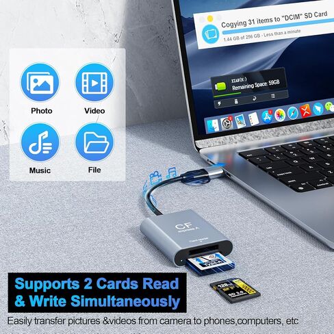 Micro SD Card Reader for iPhone iPad, Micro SD to Lightning Adapter iPhone Micro SD Card Reader Viewer Supports iOS 13 Compatible with iPhone 15/14/3/12/11/ X/8/7/6/ipad in Kuwait