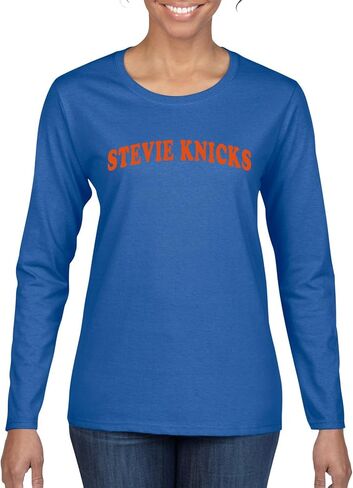 تي شيرت Stevie Knicks Funny New York Basketball Fan، تي شيرت برسومات Vintage NYC Hoops للنساء in Kuwait