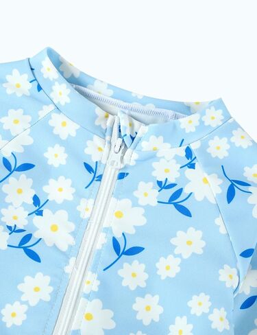 DREAM BUS Toddler Girls Long Sleeve Swimsuit 3 Piece Rashguard Set with Bikini Top Baby Girls Bathing Suit Swimwear in Saudi Arabia