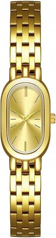 ADSBIAOYE Watches for Women Vintage Bracelet Simple Dial Oval Case Small Gold Watch Waterproof in Saudi Arabia