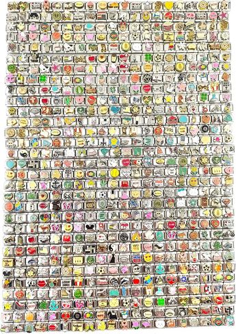 YOYONY 3D Italian charm Links Collection 120 PCS RANDOM DIY Italian Charm Bracelets,DIY Jewelry For Friends,Daughter,Mother,Soulmate,Home Made Gifts,Fully Assembled & Ready to Wear. in Saudi Arabia