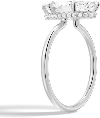 MSBLUE Solitaire Marquise Moissanite Engagement Ring for women, D Color VVS1 Clarity, Wedding Promise Ring in Saudi Arabia