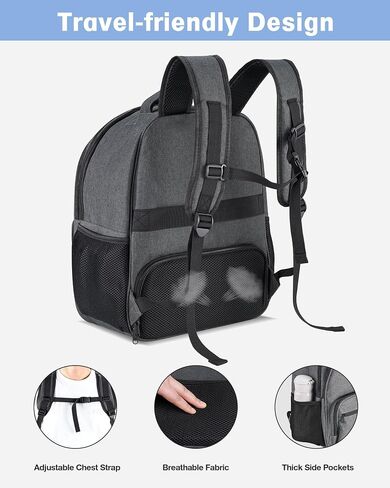 Hautton CPAP Backpack, Travel Carrying Bag Compatible with ResMed AirSense 9/10/11, Philips System One Large Capacity Portable Carry On Case for CPAP Machine Accessories in Saudi Arabia