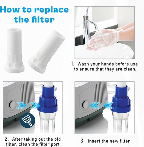 Inspiration Elite Inlet Filter, Inno-Spire Replacement Filter, Disposable Replacement Filter for Philips Inno-Spire Inspiration 626, 929, 6 Pack Vypart in Saudi Arabia