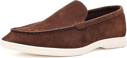 Mens Suede Loafers Slip On Comfortable Dress Walking Shoes in Saudi Arabia