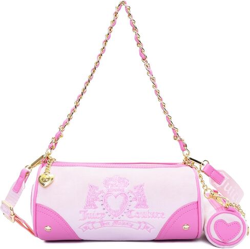 Juicy Couture Women's Heritage Barrel Bag, Stylish & Versatile Shoulder Bag for Everyday Wear in Saudi Arabia