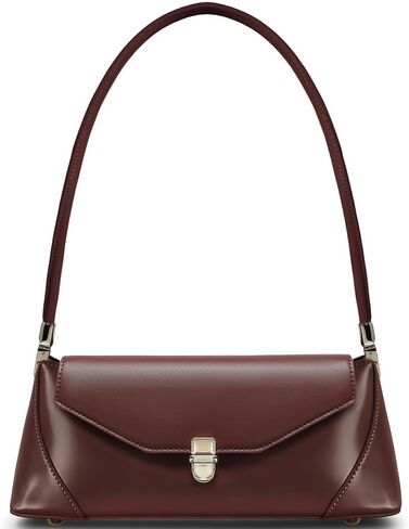 Shoulder Bags for Women - Retro Classic Vintage Leather Handbag Small Purse with Zipper in Saudi Arabia