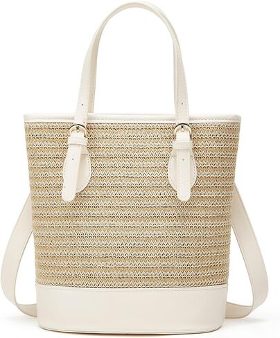 Straw Clutch Bag Cute Summer Beach Bags For Women Rattan Purses Straw Handbags Small Bucket Bag Travel Crossbody Purse 2025 in Saudi Arabia