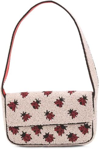 MADE IN INDIA Handcrafted Beaded Flap Shoulder Bag in Kuwait