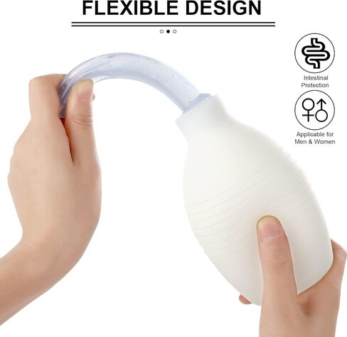 RANEU Enema Bulb Kit with Lube Anal Douche Superior Materials Douche for Men Women in Saudi Arabia