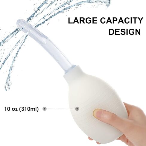 RANEU Enema Bulb Kit with Lube Anal Douche Superior Materials Douche for Men Women in Saudi Arabia