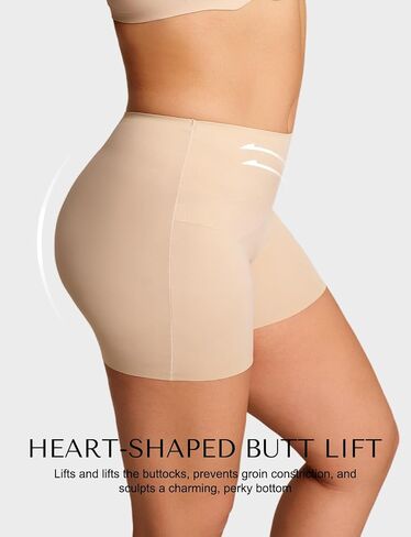 SheCurve Seamless Invisible Cross Light Control Shapewear Shorts, Comfort Sculpting Body Shaper Panties Underwear in Saudi Arabia