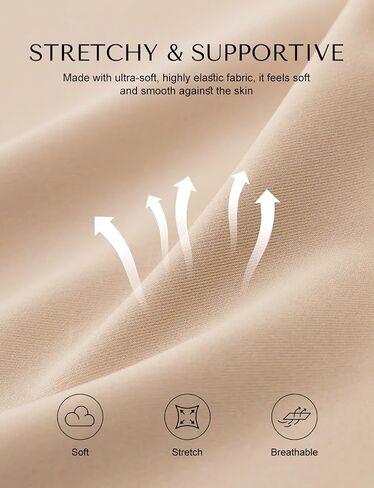 SheCurve Seamless Invisible Cross Light Control Shapewear Shorts, Comfort Sculpting Body Shaper Panties Underwear in Saudi Arabia