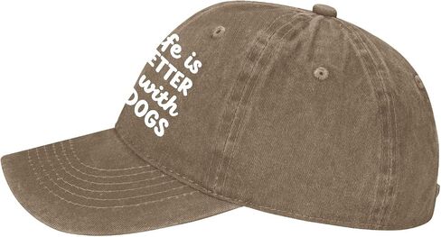Life is-Better with Dogs Hats Running Caps for Men in Saudi Arabia