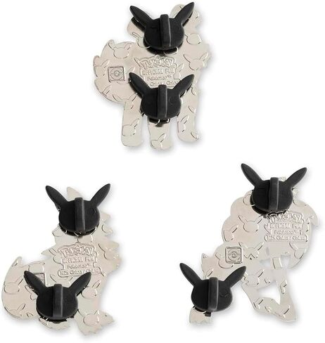 Pokémon Center: Rockruff & Lycanroc Pokémon Pins (3-Pack) in Kuwait