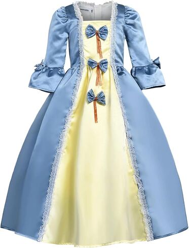 Renaissance Victorian Dress for Girls Formal Party Holiday Prom Ball Gowns Girl Princess Lolita Costume in Saudi Arabia