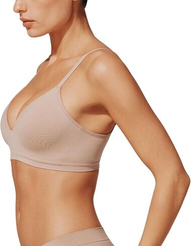 Thirdlove Form Fit Wireless Bra, Wire Free Bras with Support and Lift, Seamless, Comfortable Bras for Women, 2 PK Black/Taupe in Saudi Arabia