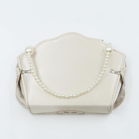Clutch Purses for Women, Lace Embroidery Evening Bag, Pearl Handles, Handbags for Wedding, Prom, Parties, Travel(White) in Saudi Arabia