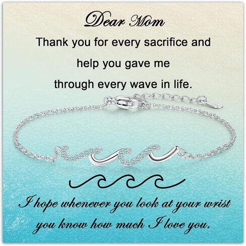 Wave Cross Bracelets for Women, Green Beaded Bracelets for Women, Trendy Encouragement Jewelry Birthday Christian Baptism Easter Gifts for Mom Friend Daughter Sister Nana in Saudi Arabia