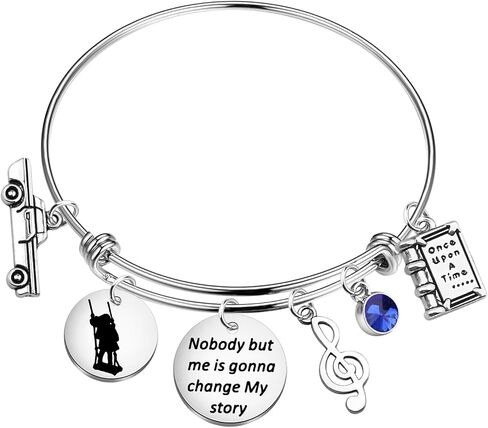 BLEOUK Matiildda Charm Bracelet The Musical Jewelry Musical Fans Gift Nobody But Me Is Gonna Change My Story in Kuwait