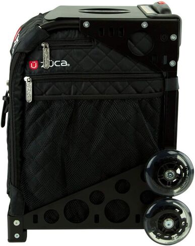 ZUCA Mystic Quilted Sport Insert Bag and Frame (Black) with Flashing Wheels in Kuwait