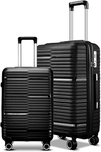 Hardshell Lightweight Durable Travel Suitcase, with Quite 360 Spinner Wheels, Expandable TSA Lock Carry on Luggage, 20-Inch, Blue in Saudi Arabia