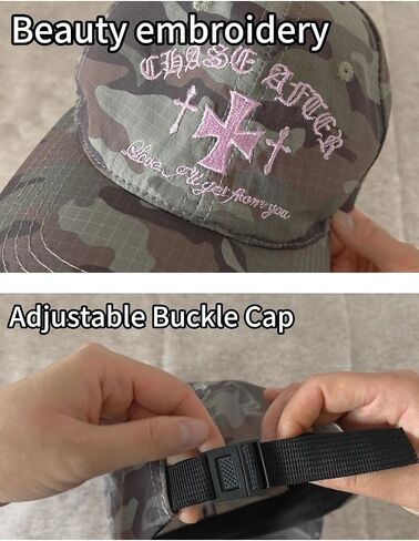 Women Camouflage Washed Quick Dry Baseball Cap Sun Uv SPF UPF 50 Visor Hat Summer Lightweight Adjustable Outdoor Fishing Travel Hiking in Saudi Arabia