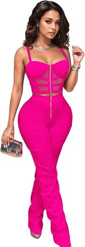 Jigfar Women Sexy Elegant Bodycon Jumpsuit Going Out Romper Birthday Party Club Night Outfits in Saudi Arabia
