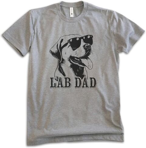 EVERTREE CLOTHING Lab Dad T-Shirt, Unisex Men's Shirt, Labrador Retriever, Lab Owner, Best Dog Dad Gift in Saudi Arabia