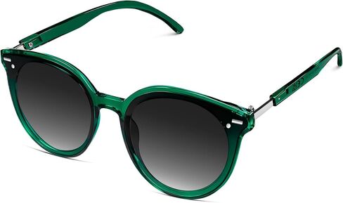 Oversized Round Sunglasses for Women Trendy Retro Vintage Shades Fashion Large Frame Sunnies UV400 Protection in Saudi Arabia