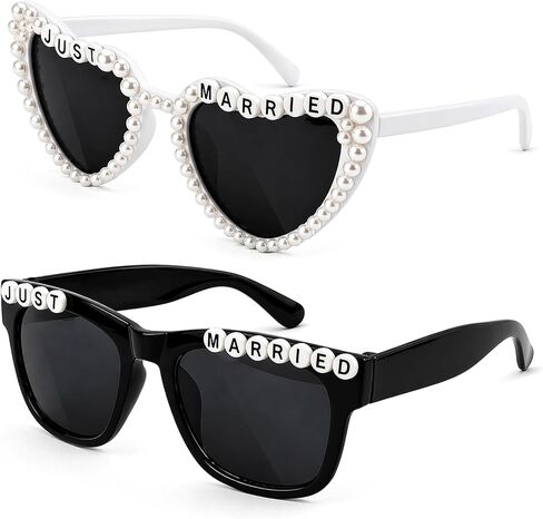 Bride and Groom Decorations Sunglasses for Honeymoon Accessorie Wedding Decoration in Saudi Arabia