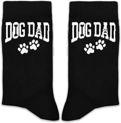 Dog Dad Socks Gifts for Dog Lovers Men Gifts for Birthday, Christmas, etc.(118) in Saudi Arabia