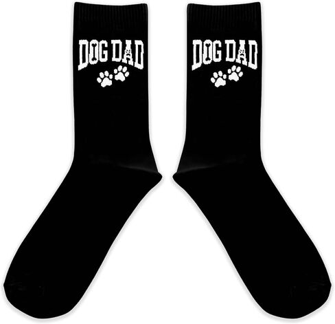 Dog Dad Socks Gifts for Dog Lovers Men Gifts for Birthday, Christmas, etc.(118) in Saudi Arabia