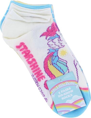Hyp My Little Pony Starshine Ladies Low-Cut Socks, 5-Pair, 9-11 in Kuwait