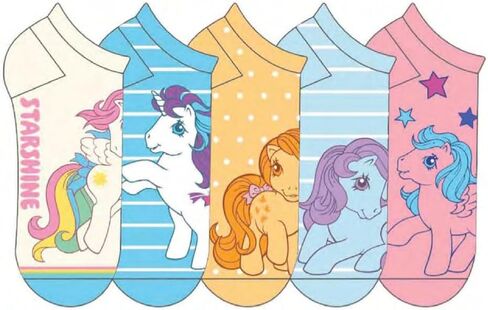 Hyp My Little Pony Starshine Ladies Low-Cut Socks, 5-Pair, 9-11 in Kuwait