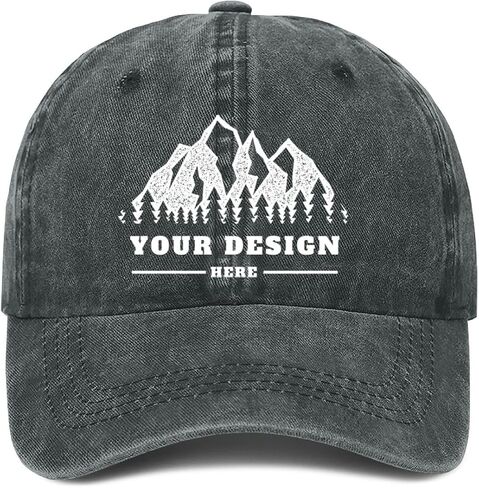 Bulk Custom Hat Your Design Here Personalized Logo Hats Adjustable Unisex Adult Baseball Cap Custom Trucker Hat in Saudi Arabia