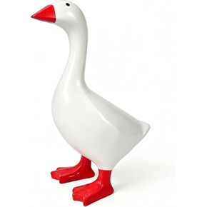 Desk Goose 7 Inch, Desktop Mini Goose Resin Statue Key Holder, Cute Decor for Home Office Table Desk Duck Sculpture, Bedroom Decor Housewarming Gift for Friends and Family in Saudi Arabia