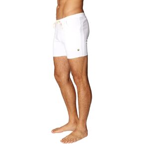 4-rth Mens Transition Yoga Shorts (Medium, Solid White) in Saudi Arabia