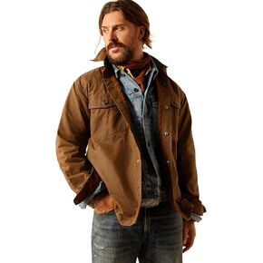 Ariat Men's Yellowstone Herder Waxed Shirt Jacket in Kuwait