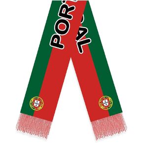 Portugal Flag Scarf, 5FT Long Portuguese Velvet Shawl,150×18cm Decor For Sport Parade Graduation Banner in Saudi Arabia