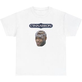 Cinnabron T Shirt Funny Lebron Cinnamon Roll Parody Meme Humor Tee in Saudi Arabia