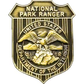 AMERICA'S FRONT LINE PBX-003-J National Park Ranger US Department of The Interior Lapel pin in Saudi Arabia