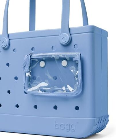BOGG BAG Medium Tote (Carolina on My Mind) + Call Me Bogg (For Shore White) - 15in L x 5in W x 12.5in H - Beach, Pool, Boat, Sports - All Purpose EVA - Lightweight, Washable, Durable in Saudi Arabia