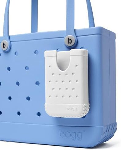 BOGG BAG Medium Tote (Carolina on My Mind) + Call Me Bogg (For Shore White) - 15in L x 5in W x 12.5in H - Beach, Pool, Boat, Sports - All Purpose EVA - Lightweight, Washable, Durable in Saudi Arabia