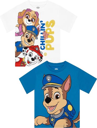 مجموعة من قطعتين من قميص Paw Patrol، تي شيرت للأولاد للصيف، مجموعة مكونة من قطعتين من تي شيرت للأولاد، تي شيرت قطني للأطفال in Kuwait