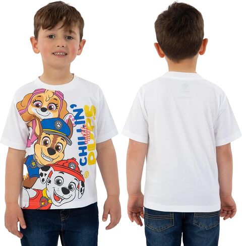مجموعة من قطعتين من قميص Paw Patrol، تي شيرت للأولاد للصيف، مجموعة مكونة من قطعتين من تي شيرت للأولاد، تي شيرت قطني للأطفال in Kuwait